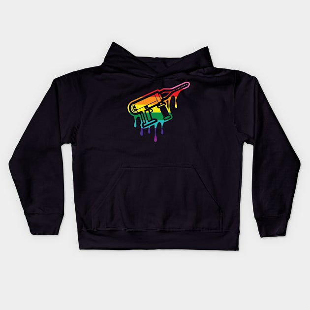 PRIDE Paintball Kids Hoodie by IPRINT